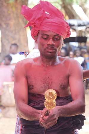 Nana Yaw Wiafe Sekyere Enstooled as New Kamenaman Amankrado at Akwamu Pese