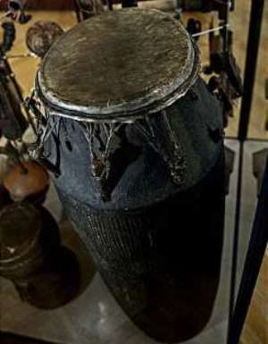 Ghana lays claim to sacrificial drum