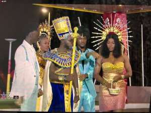TGMA: Okyeame Kwame steals show at TGMA with Egyptian Pharaoh Regalia