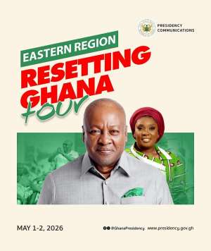 Mahama begins Eastern Region tour with May Day address and key projects