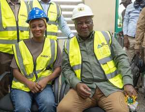 Mahama recommends automatic employment for female NSS personnel for role in power restoration