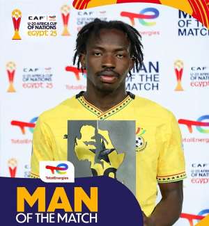 U-20 AFCON: Abdulhakim Sulemana named Man of the Match despite Ghanas defeat to Egypt