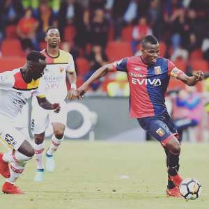 Isaac Cofie Captains Genoa For The First Time But Tastes Defeat At Benevento In Serie A