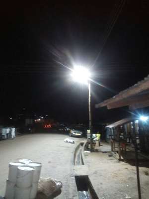BOGOSO-MP Lights Up Kokoase Electoral Area