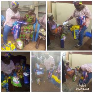 Dorothy Ama Amponsah Celebrates Mother's Day with Aged Women In Bono Region