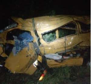 8 Killed In Car Crash On Accra-Kumasi Road