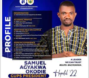 Samuel Agyakwa Okodie disqualified from GUPS Presidential Election race over forgery of Dean of Student's signature