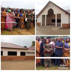 Bono Minister Opens Modern Assembly, 6-Unit Classroom Block In Banda District