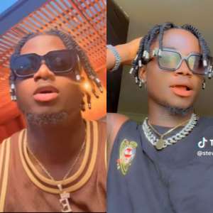 Kuami Eugene’s lookalike reacts after the RockStar threw a challenge at him