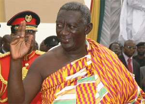 President Kufuor  to step down