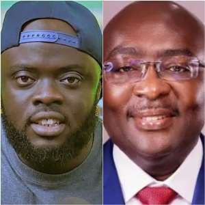 Kwadwo Sheldon and Dr. Mahamudu Bawumia
