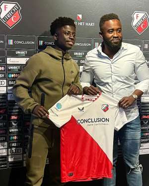 Ghanaian youngster Nana Gyamfi delighted after dream move to FC Utrecht