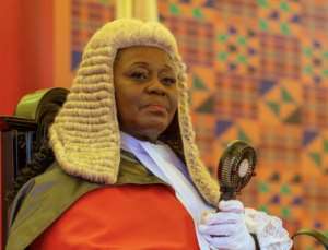 Suspended Chief Justice Gertrude Araba Esaaba Sackey Torkornoo