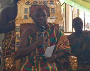 Suma Paramount Chief commends President Mahama’s development agenda