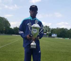 Kwame Baah wins Best Goalkeeper at Esad Osmanovski Memorial tournament