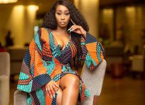 Singer, Victoria Kimani Rocks Ankara outfit to AFRIMA Ghana Unveiling