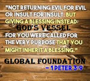 Do not repay evil for evil