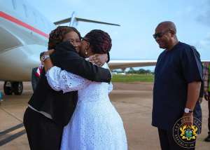 Vice President Opoku-Agyemang back from medical treatment abroad