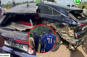 Actor Akrobeto survives accident near Konongo