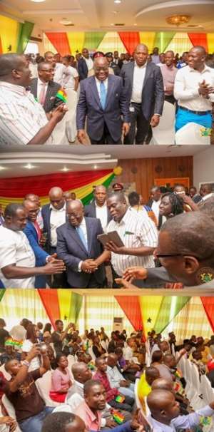 President Akufo-Addo vows to disown corrupt public officials