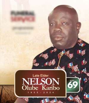 TRIBUTES: Forever in our Hearts: Ogu Kingdom Mourns the Passing of Elder Nelson Olube Karibo, a Worthy Son and Father.