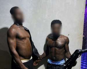 Two arrested over armed robbery at Kwafokrom Goil filling station