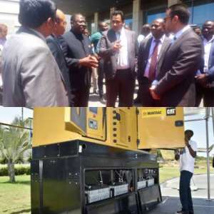 Mantrac Ghana outdoors first ever Hybrid Power-Generating Set