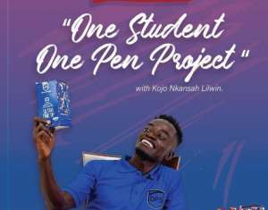 Actor Lilwin begins Ashanti Region tour with 'One Student, One Pen' initiative
