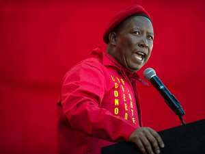 Julius Malema, President of the opposition EFF party