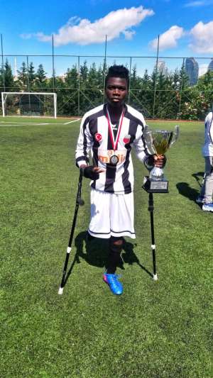 Two Ghanaian Amputee Football Stars Win Goal King Titles In Turkey