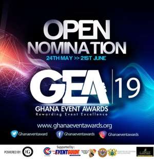 Ghana Event Awards 19: Nominations Officially Open