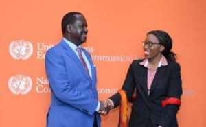Songwe and Odinga discuss benefits of fast-tracking Africas transboundary infrastructure