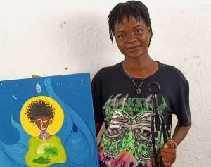 Amy Tetteh wins 2023 World Art Day Painting and Textiles challenge