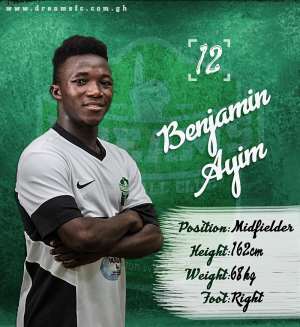 Dreams FC Youngster Benjamin Ayim Attributes Hard Work To Surge In Form