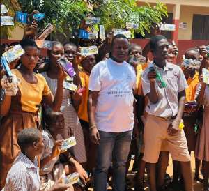 Japhet Festus Gbede Supports 2026 BECE Candidates with Learning Materials and Motivation