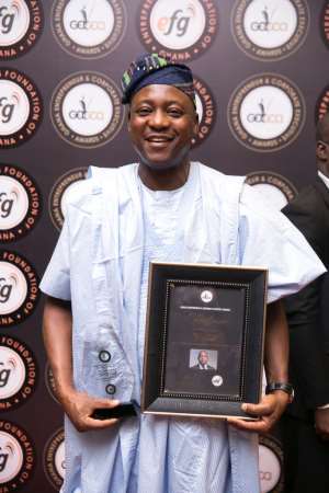 MDCEO Of First Atlantic Bank Odun Odunfa Grabs Award