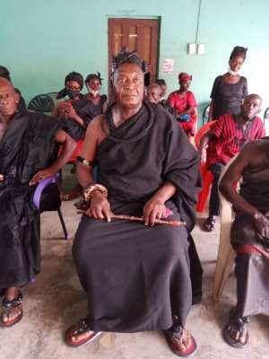 Doduo Biribi Aduonum-Gyeabour I installed Chief Of Nkotumso-Nkasawura after 10years dispute