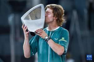 Rublev overcomes illness to claim Madrid Open title