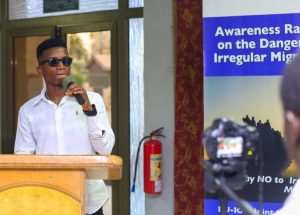 IOM Ghana, Kofi Kinaata Releases Song Against Irregular Migration