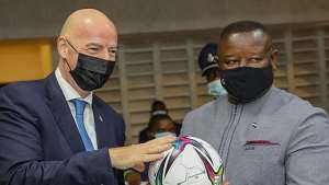 Football's unifying power tops agenda during Sierra Leone visit