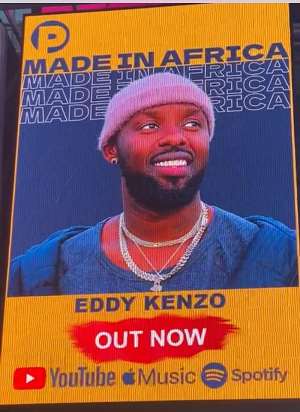 Made in Africa: Ugandan singer Kenzo launches Album on New-York's Times Square Bilboard