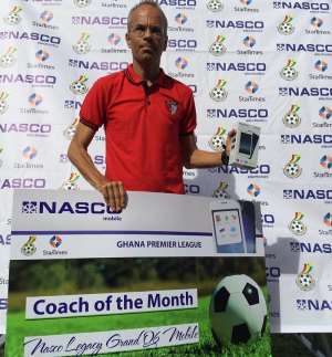 WAFA SC coach Klavs Rasmussen receives NASCO Coach of the Month award