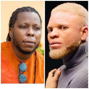 Rapper Edem left and Byno