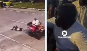 How father allegedly dragged his son with quad bike on tarred road at North Legon