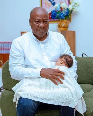 President John Dramani Mahama Iwith Alyazia Frema Mahama/I