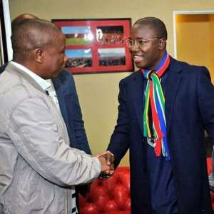 Mayor Jefferson T. Koijee Meets CIC Julius Malema