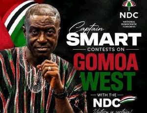 Captain Smart declares bid for NDC parliamentary slot in Gomoa West