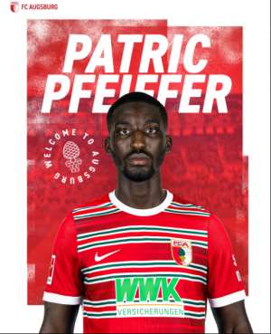 Ghana defender Patric Pfeiffer complete permanent move to FC Augsburg on a long term deal