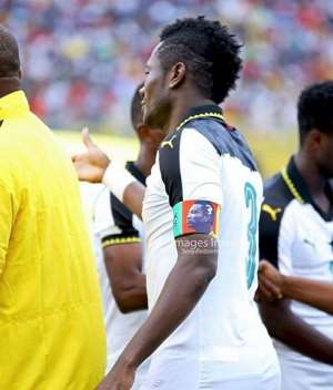 Black Stars captain Asamoah Gyan plays down rift between him and Ayew after customized armband uproar