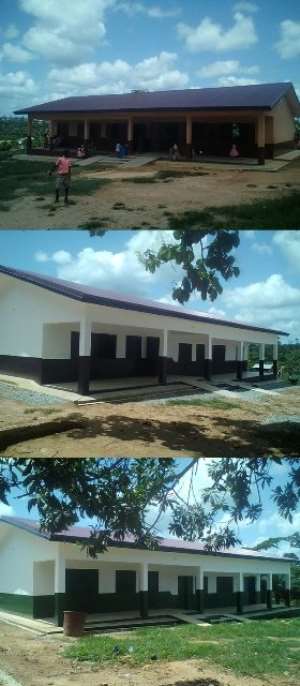 Foundation hands over GH430,000.00 school structures